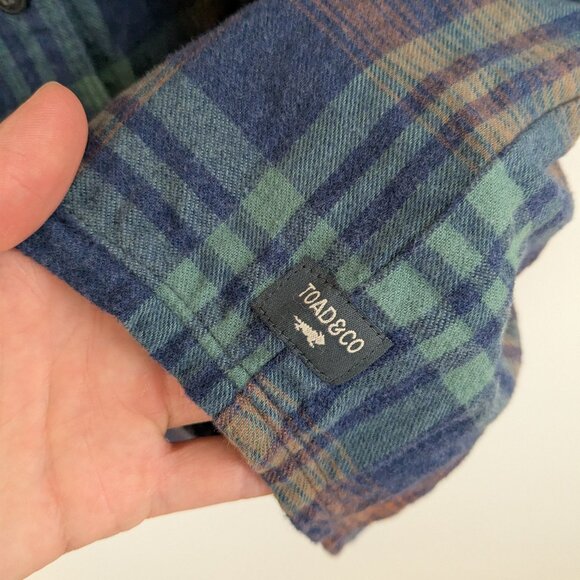 Toad & Co Camas Flannel Shirtdress plaid - Picture 9 of 11